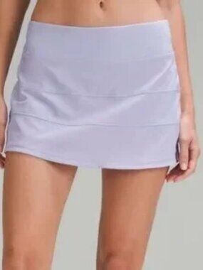 Lululemon Pace Rival Skirt/Skort - Regular - Size 6 -  Lavender Frost